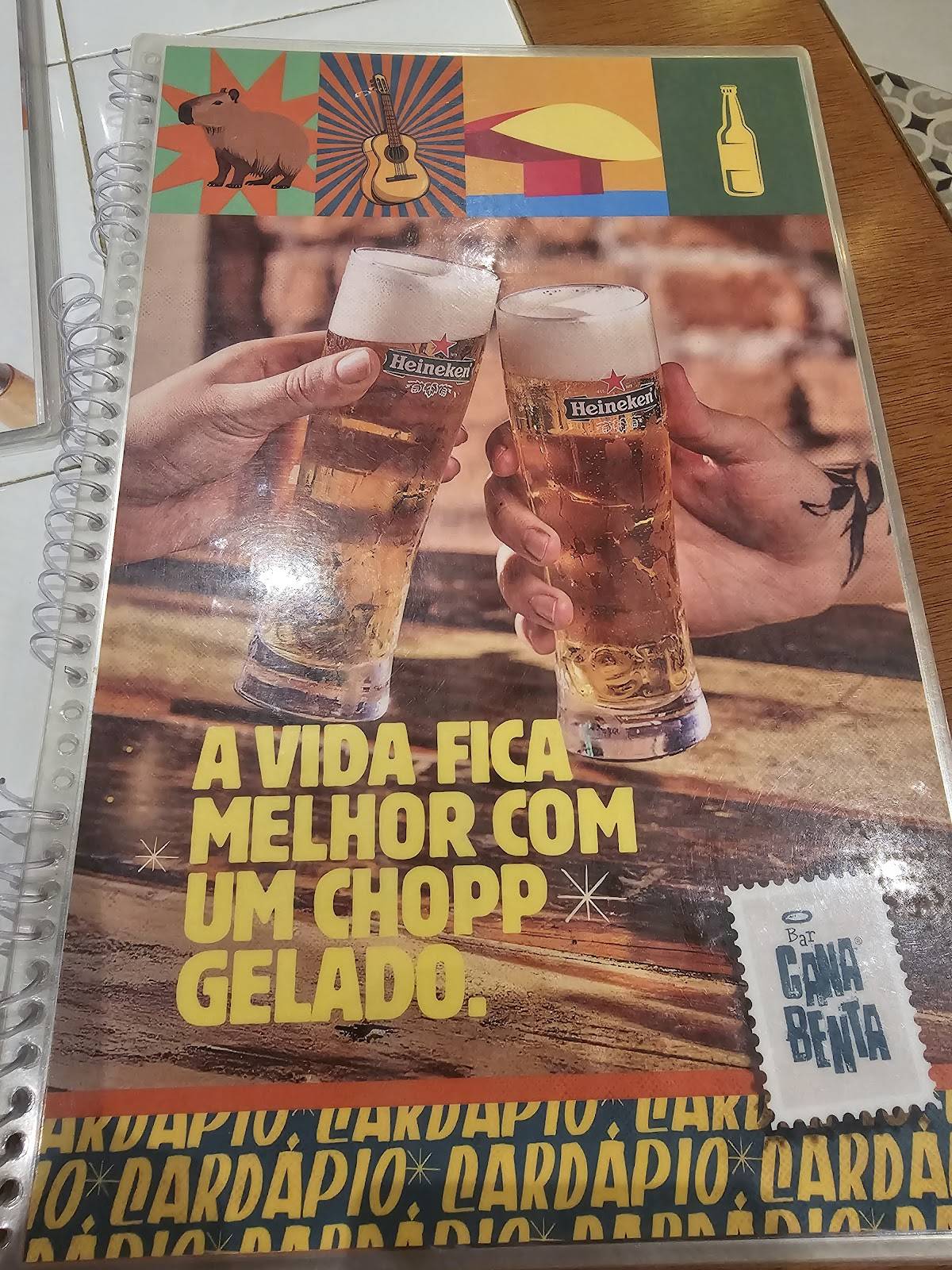 Bar CanaBenta cardápio