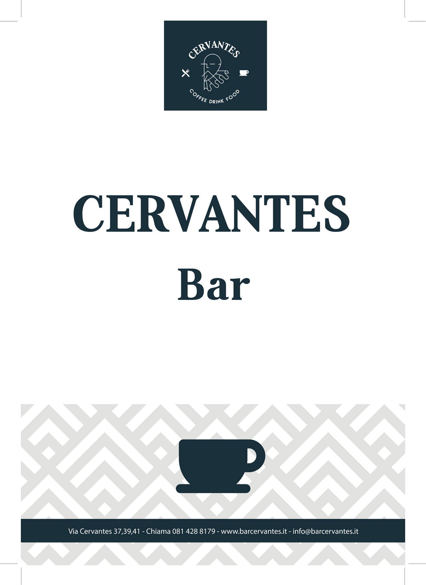 Menu di Bar Cervantes 