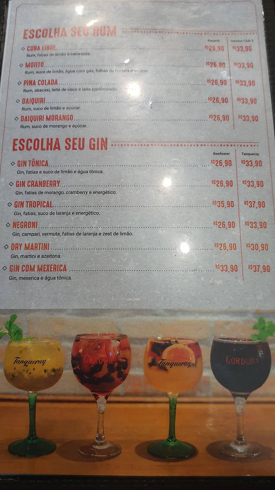 Bar Chaparral da Villa Restaurante e Choperia sjc cardápio