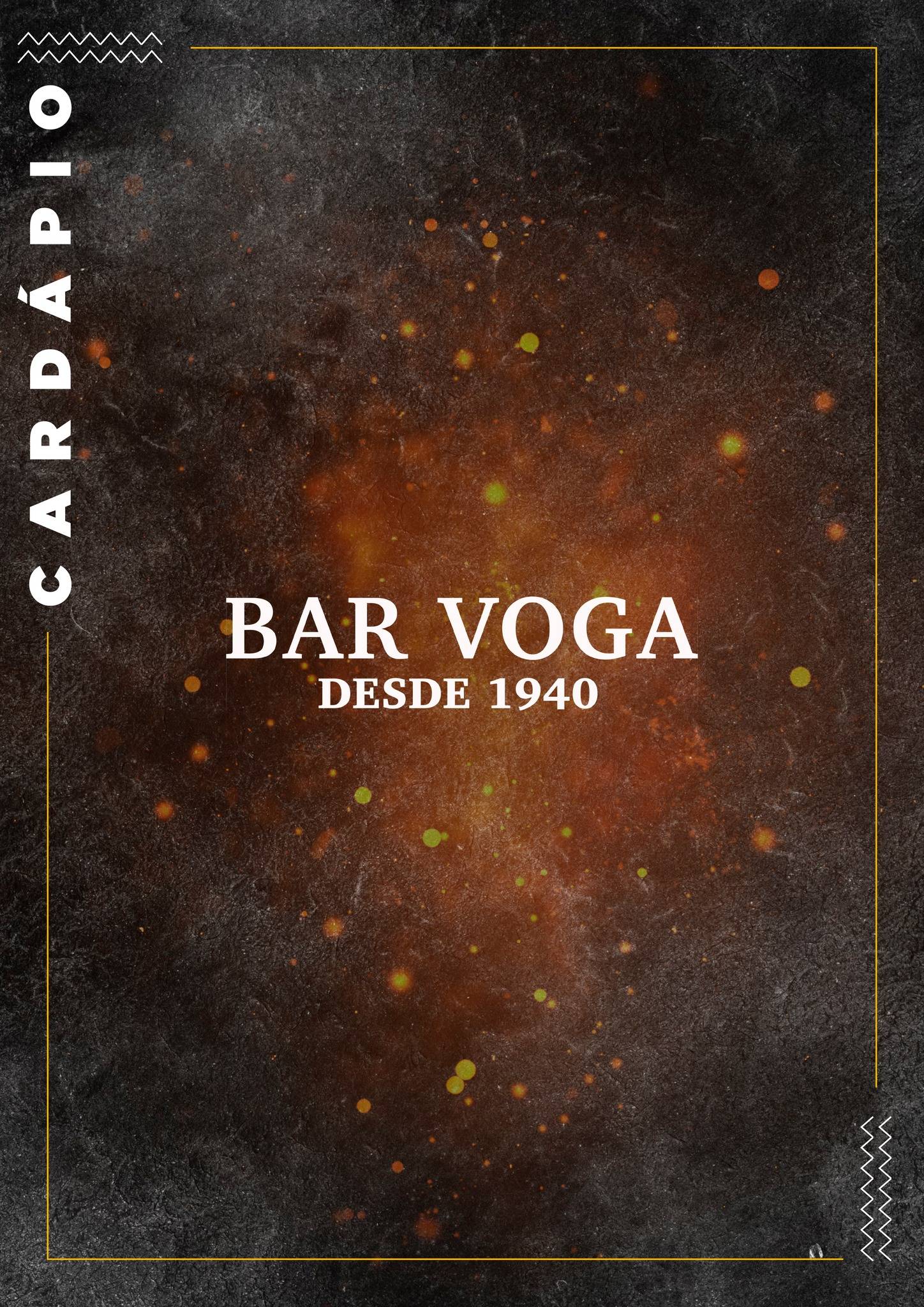 Bar Voga cardápio
