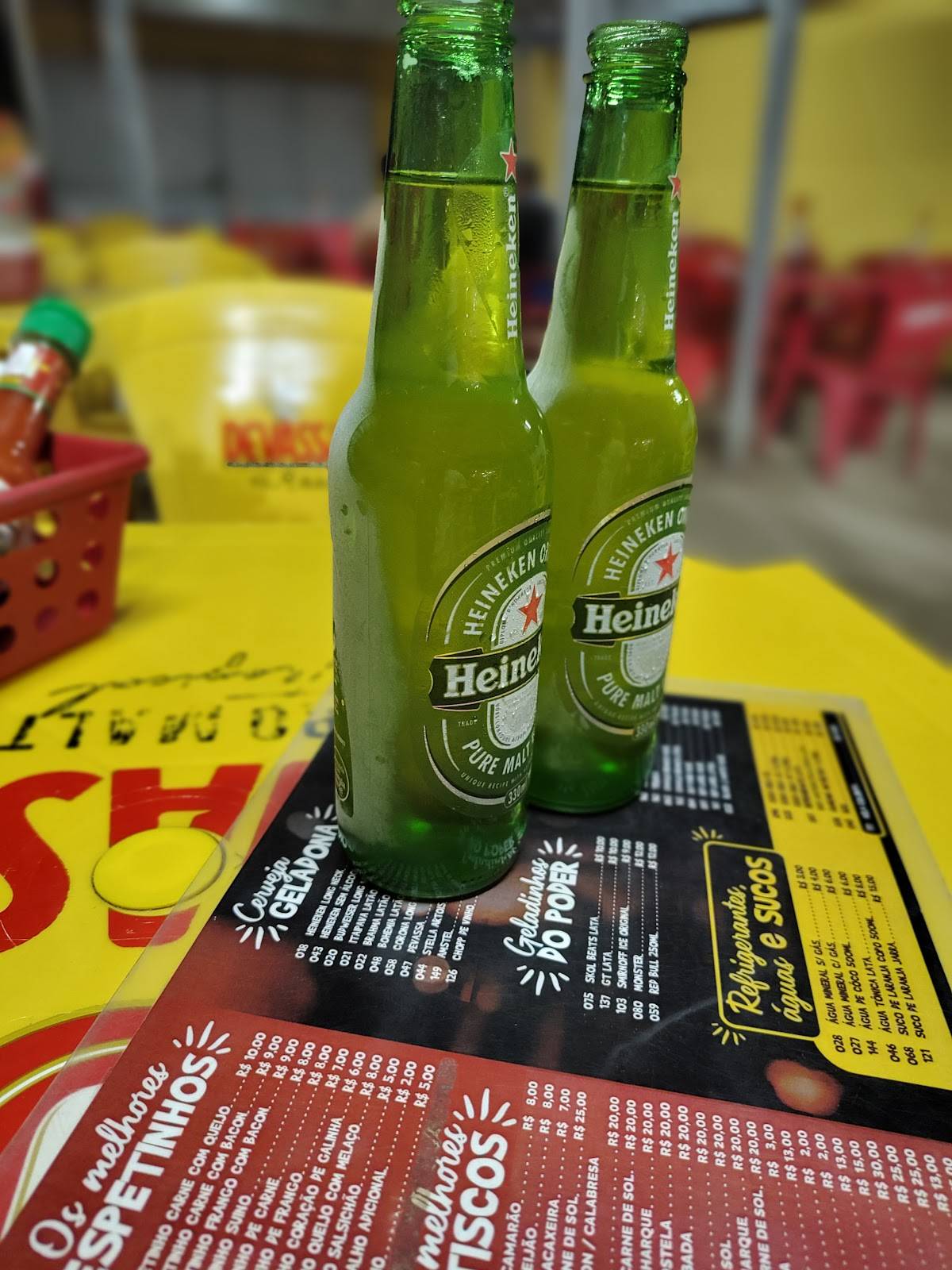 Bar e Espetinho do Maurício em Recife Pernambuco (o melhor de recife) cardápio