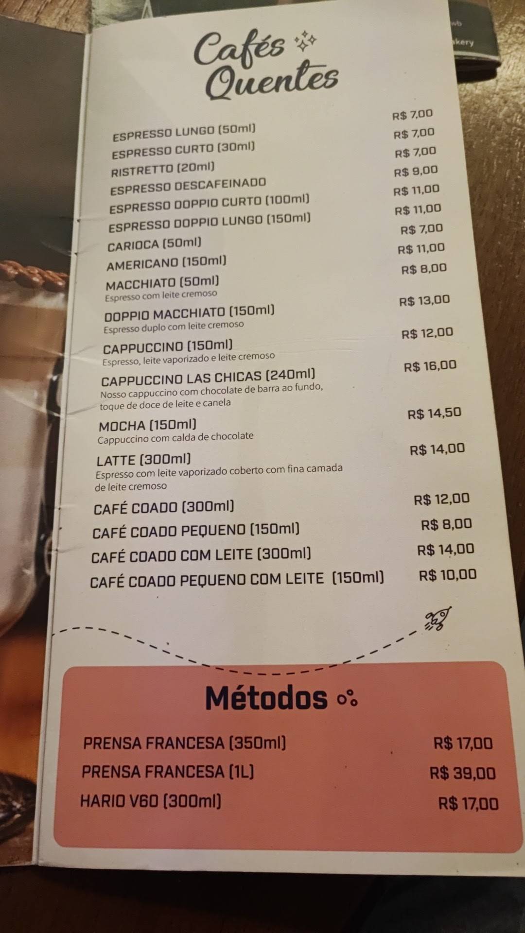 Barbarella Bakery cardápio