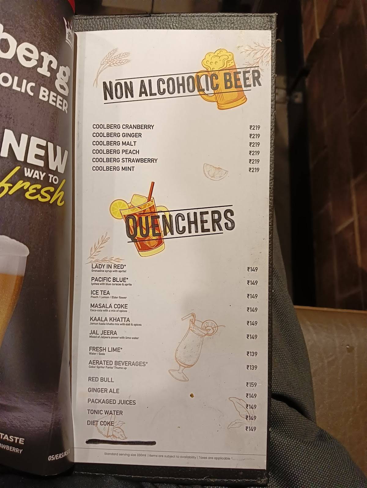 Barbeque Nation menu