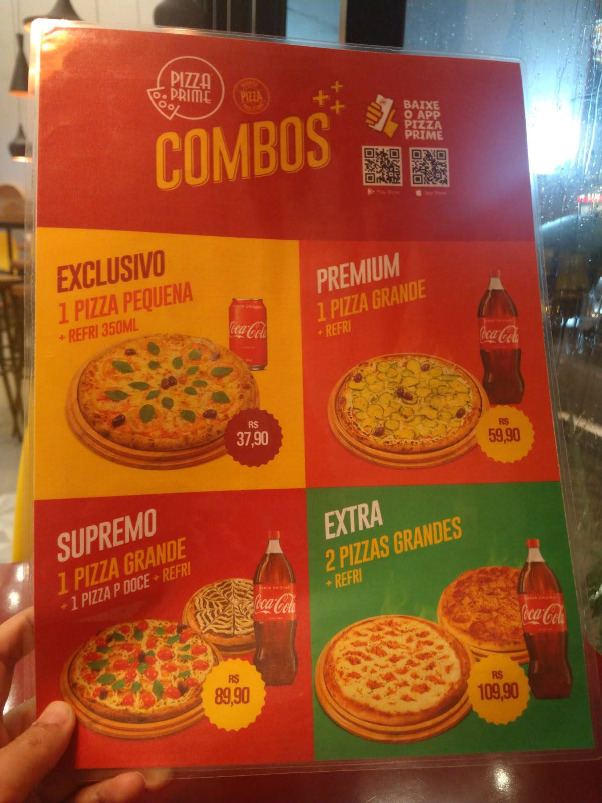 Pizza Prime Pizzaria em Bauru cardápio