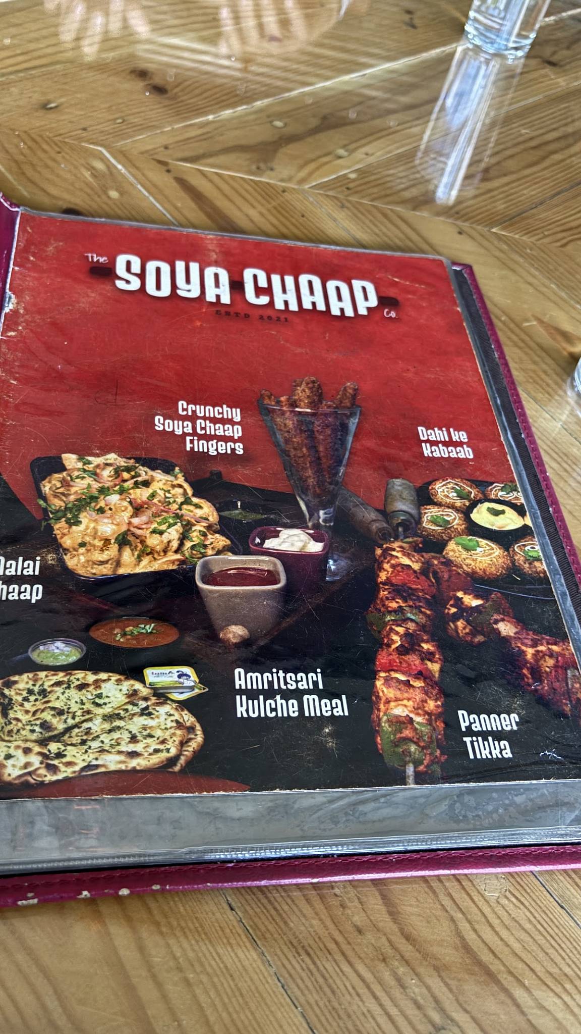 The Soya Chaap Co. menu