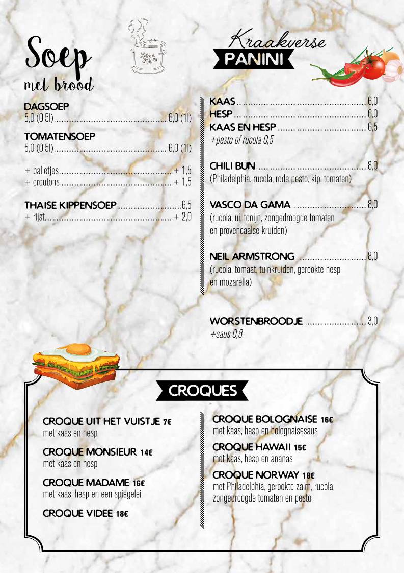Menu de Manja Broodjes