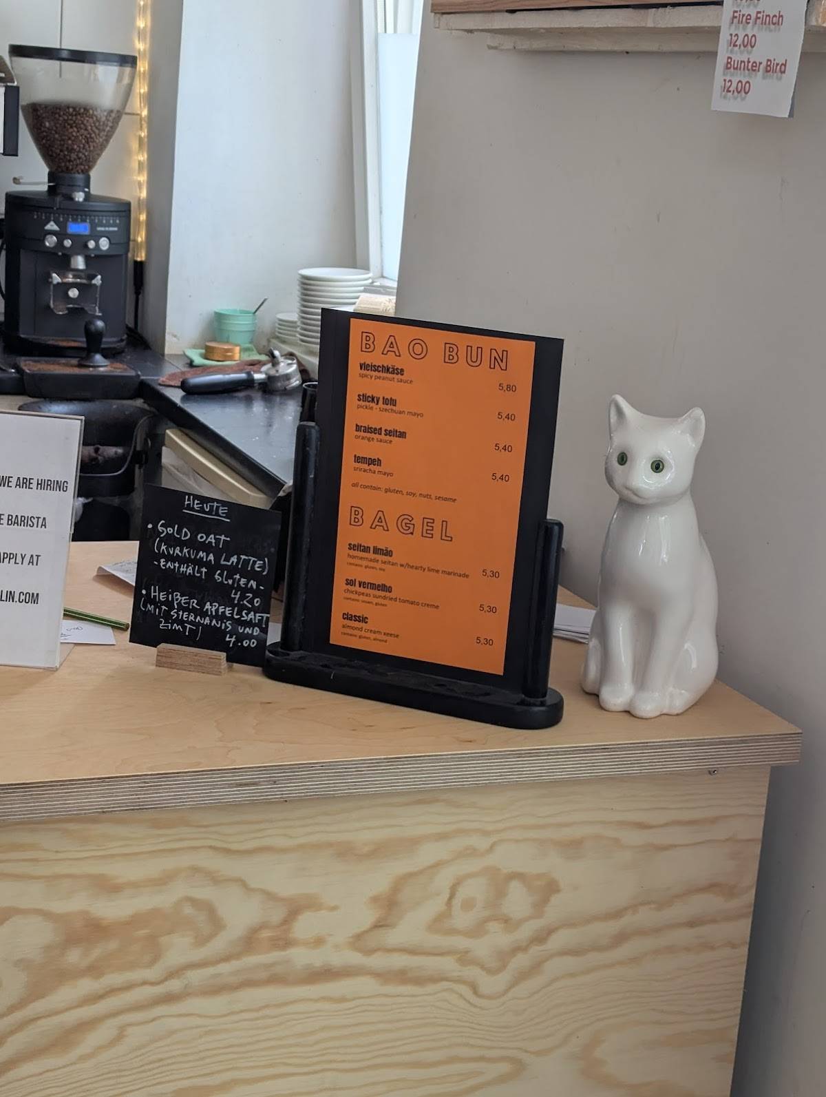 Menu de Vux