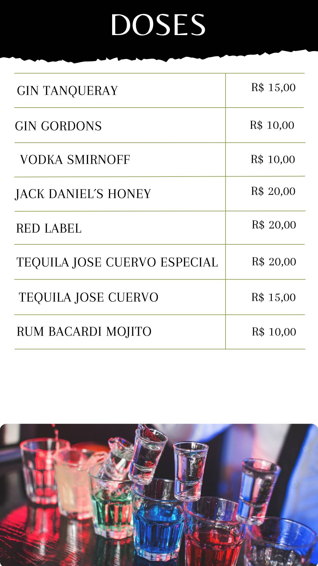 Best pub cardápio