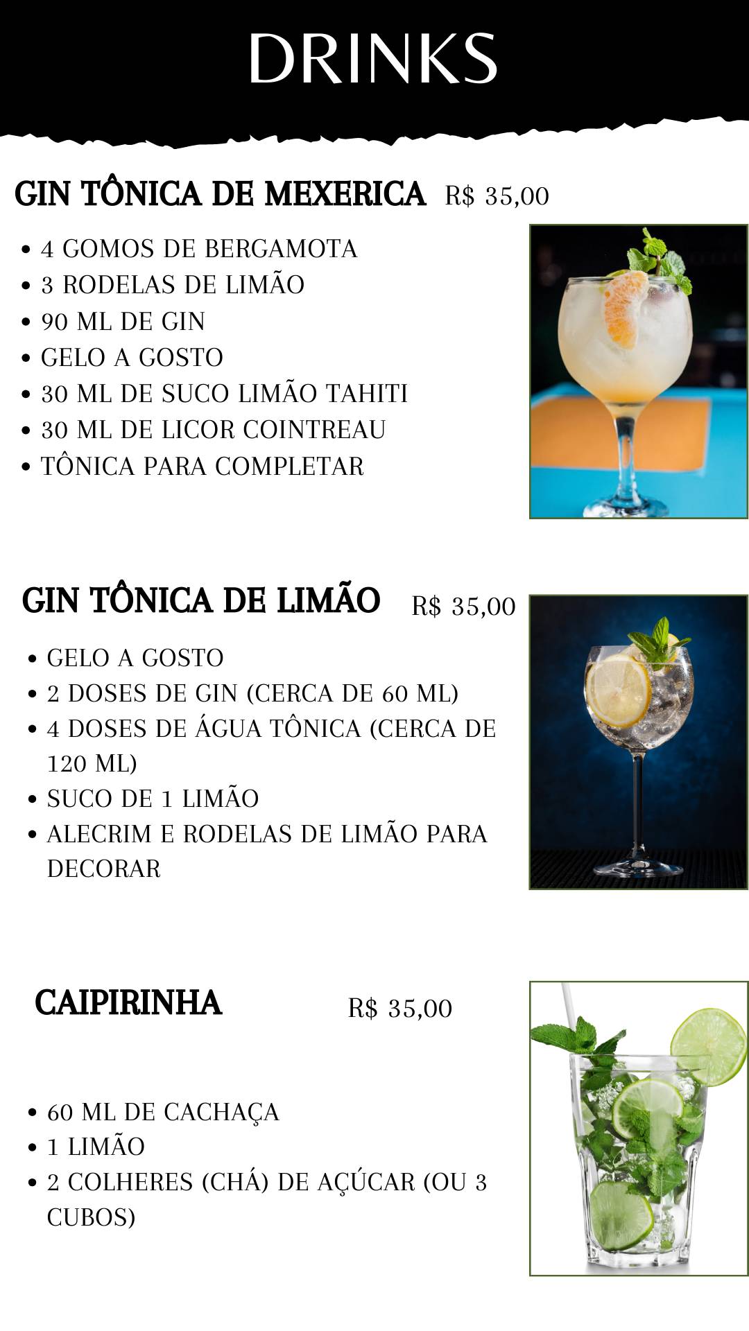 Best pub cardápio