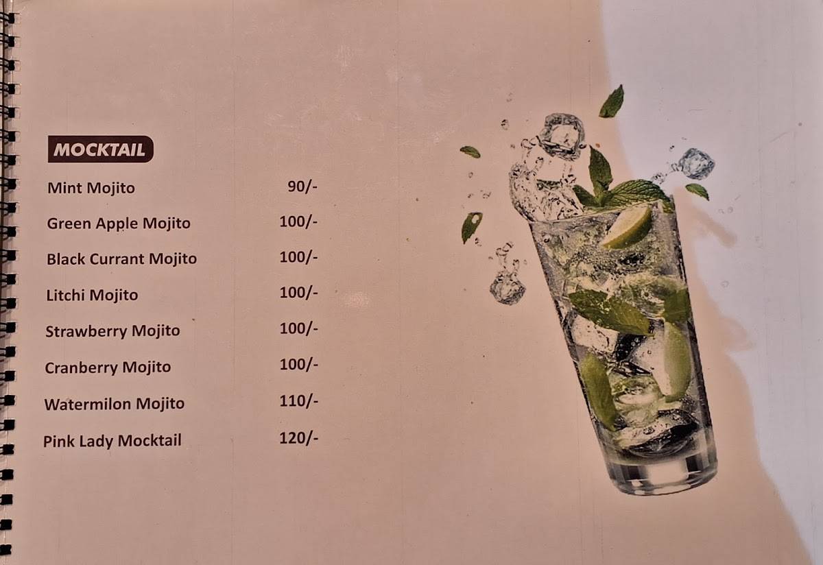 Cafe unity menu