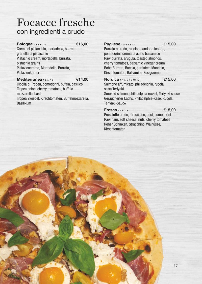 Menu di Cocobongo Bibione 