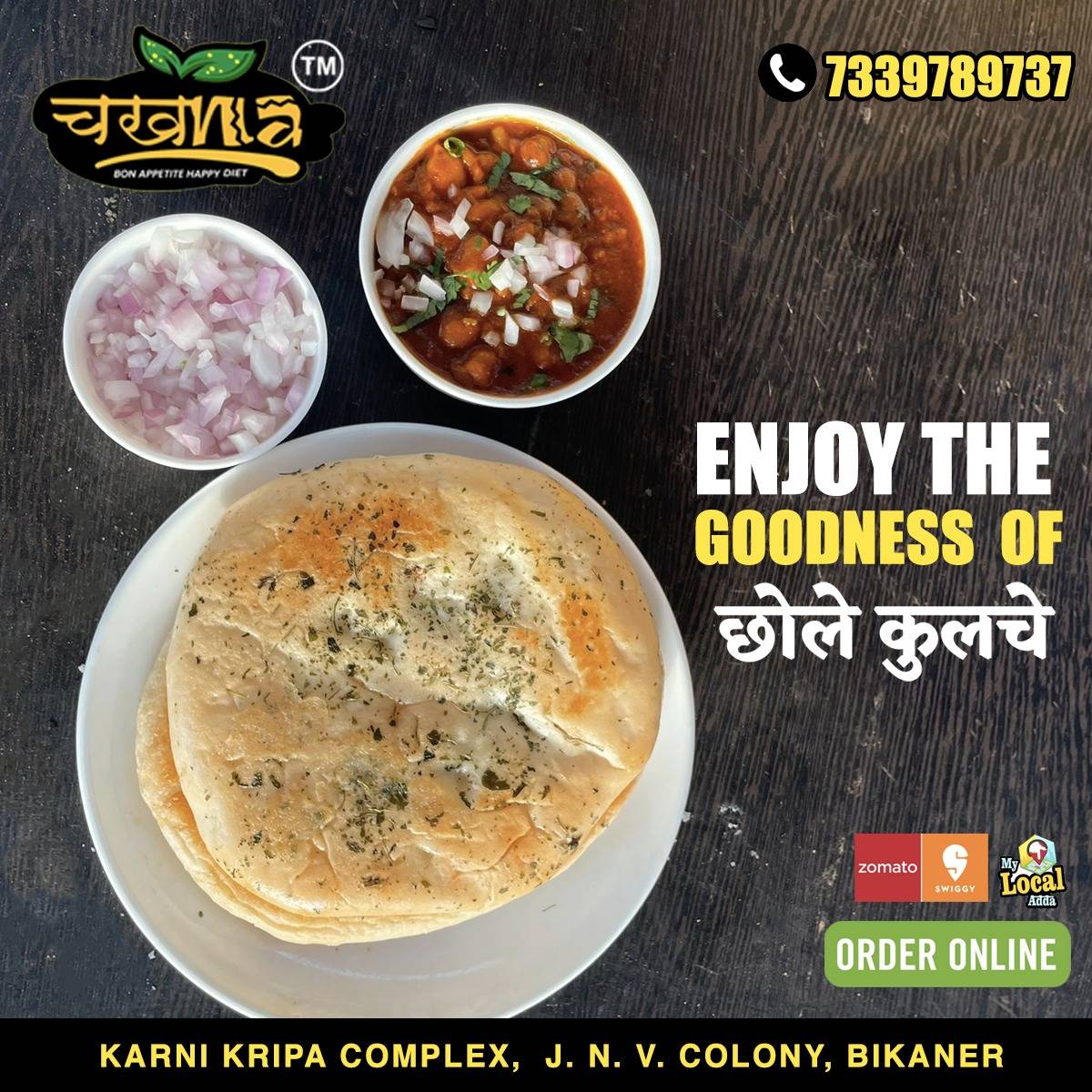 CHAKHNA FINE DINE & ROOFTOP RESTAURANT menu