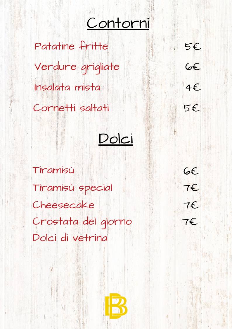 Menu di Billa's 
