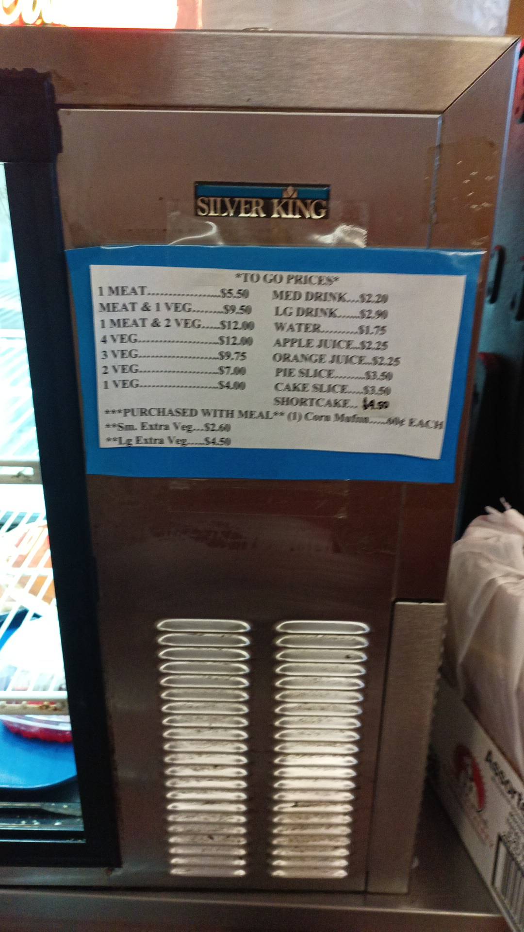 Menu at Fife’s Restaurant, Birmingham