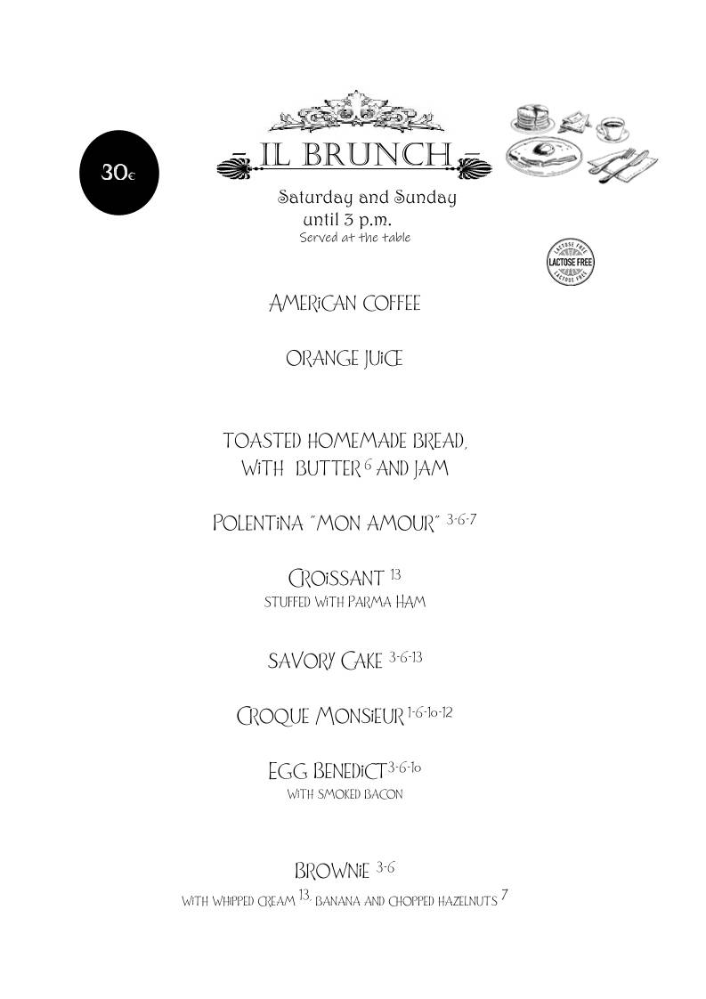 Menu di Bistrò 