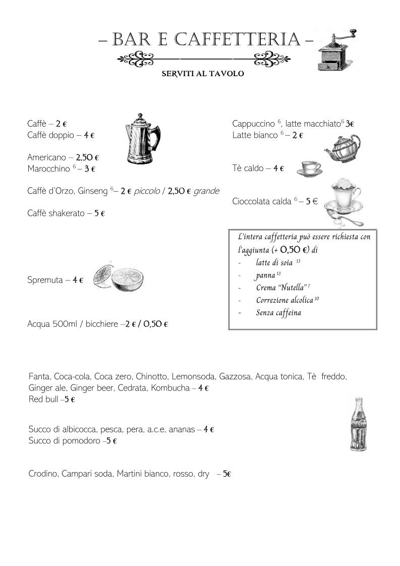 Menu di Bistrò 