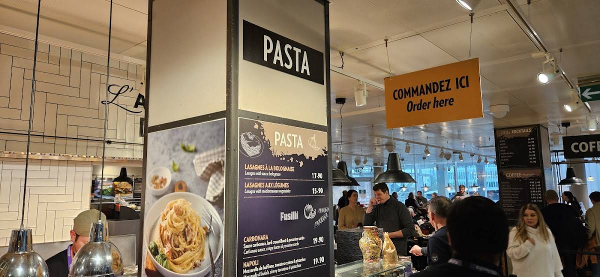 Menu di Bistrot Genève 