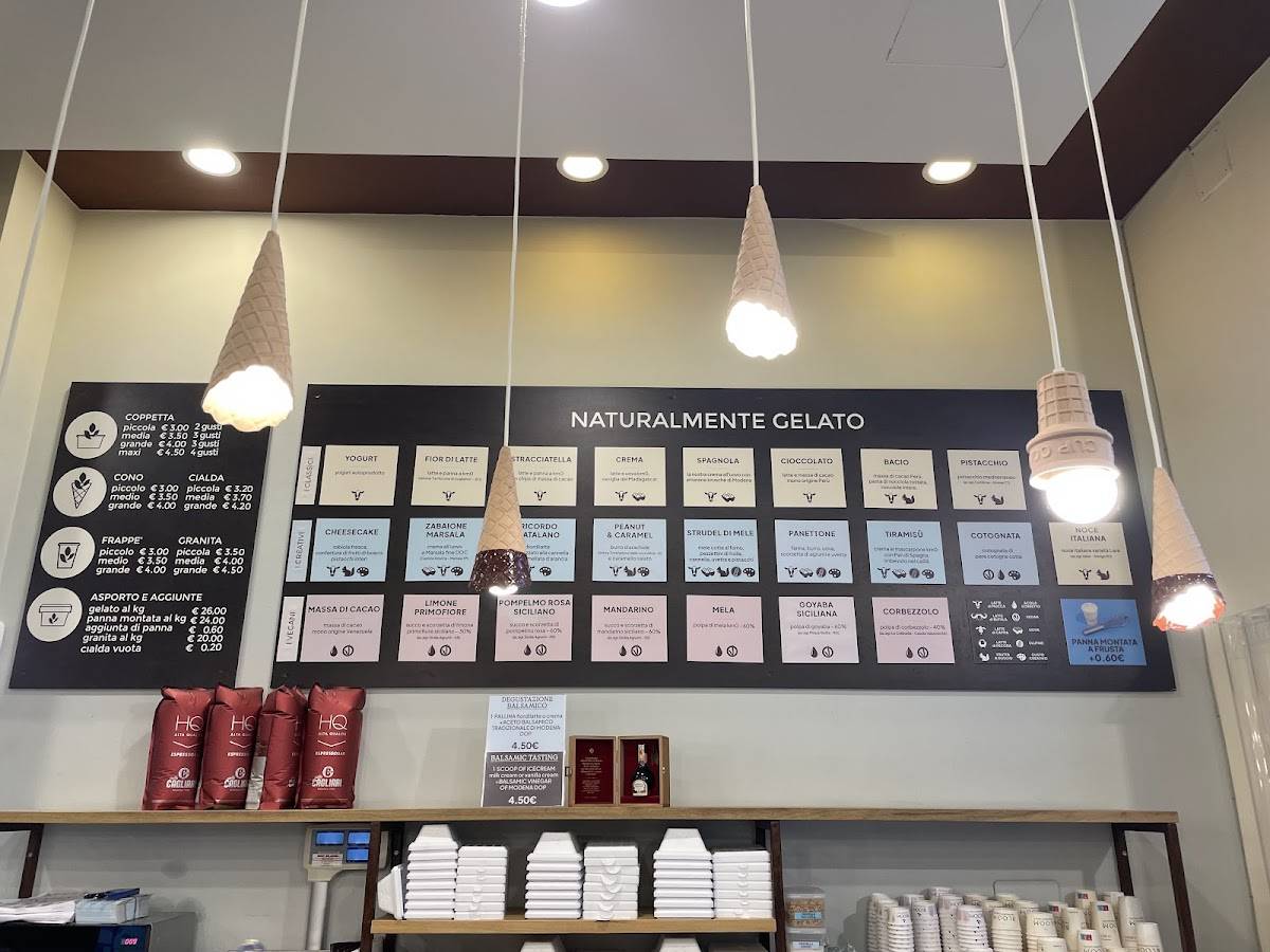 Menu di Gelateria Bloom - Piazza Mazzini (MO) 