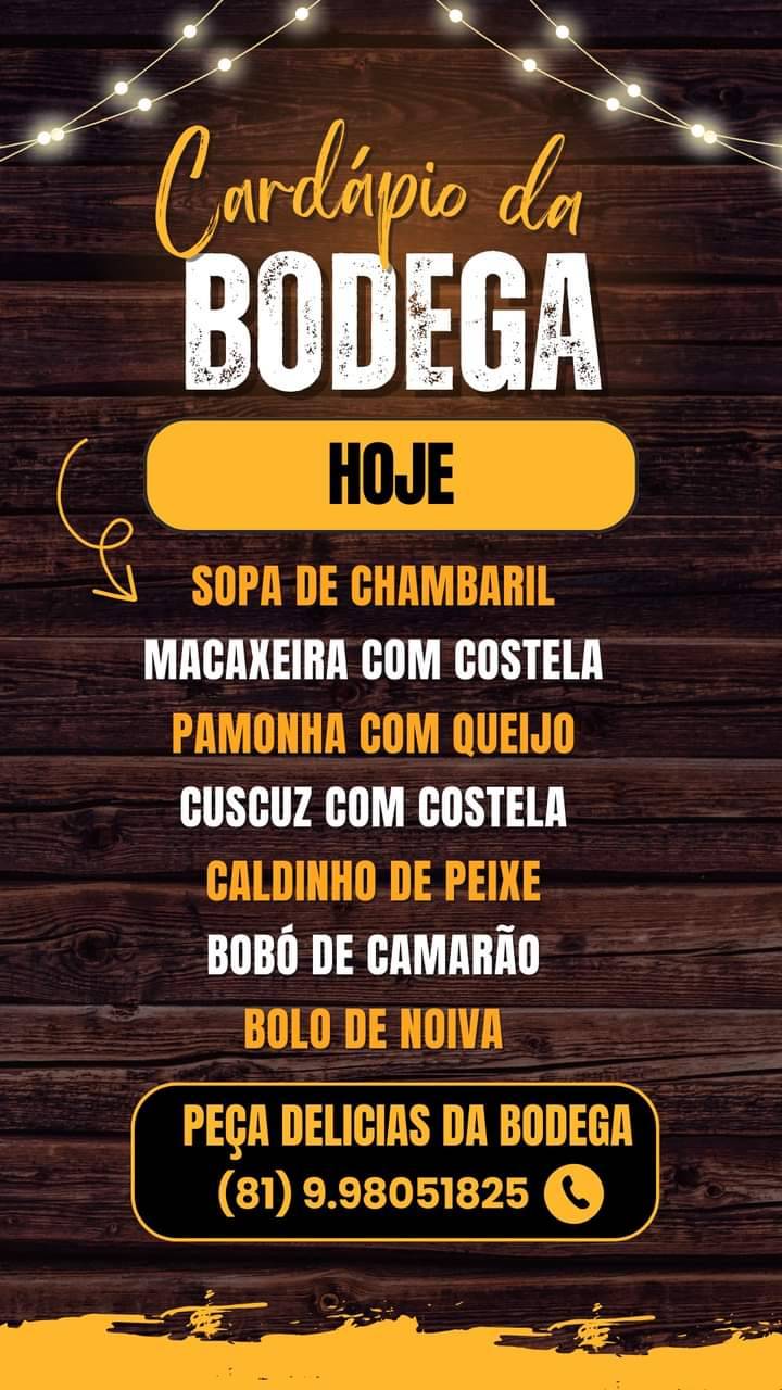 Bodega da Lu cardápio