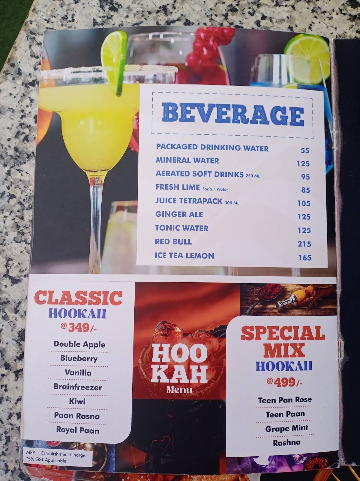 Boho The Sky Cafe- Madhyamgram menu