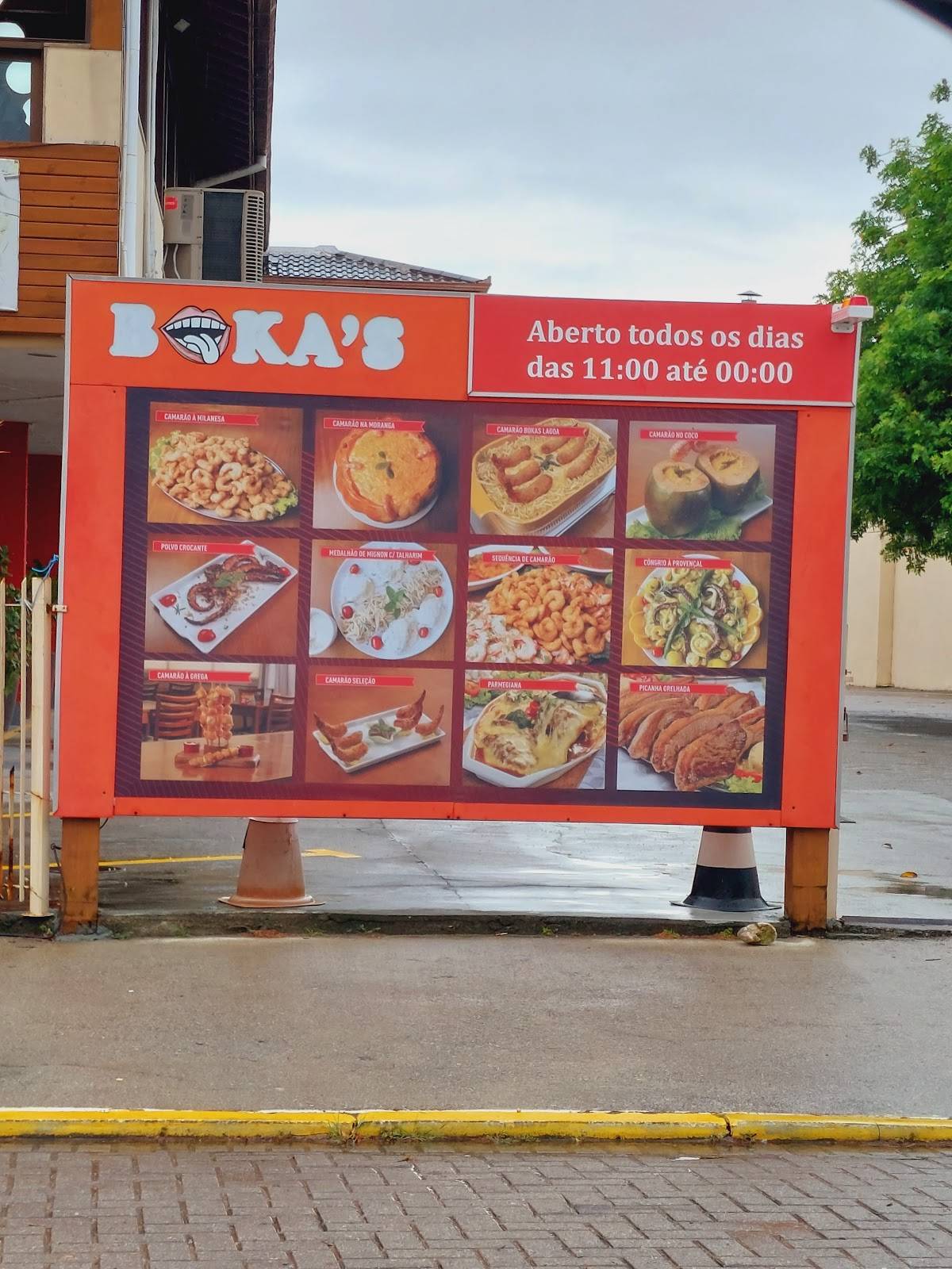 Boka's Lagoa Restaurante cardápio