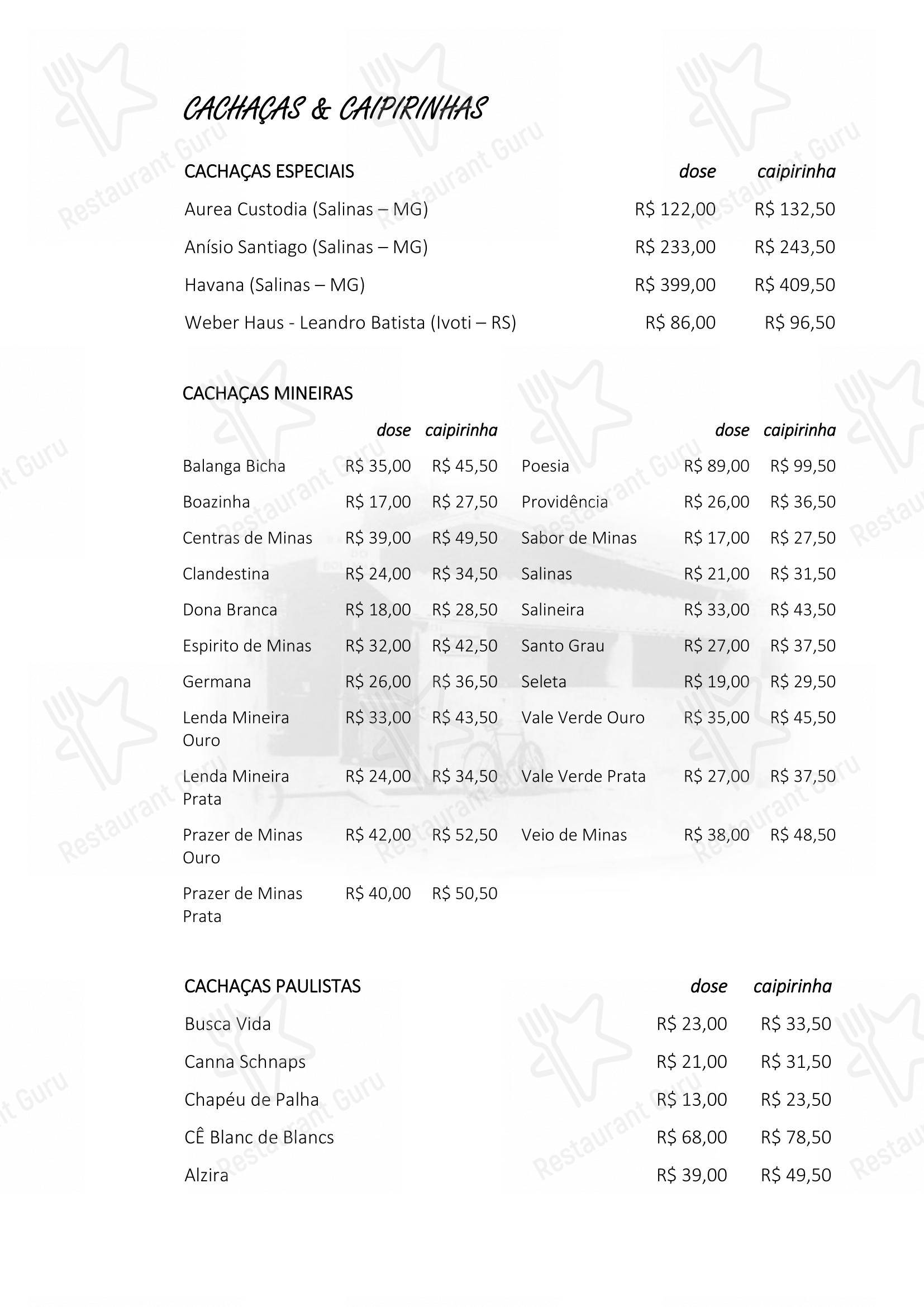 Ночное меню para Bolinha Restaurante restaurante