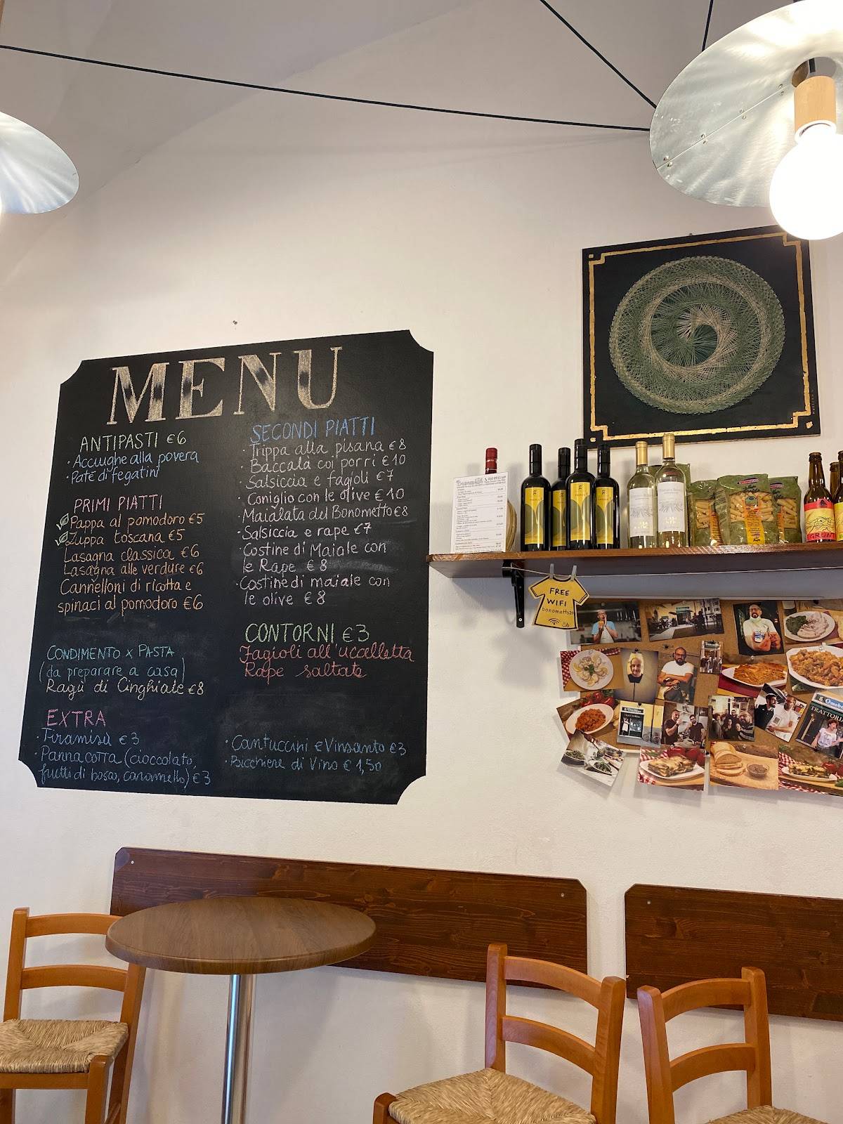 Menu di Bonometto 