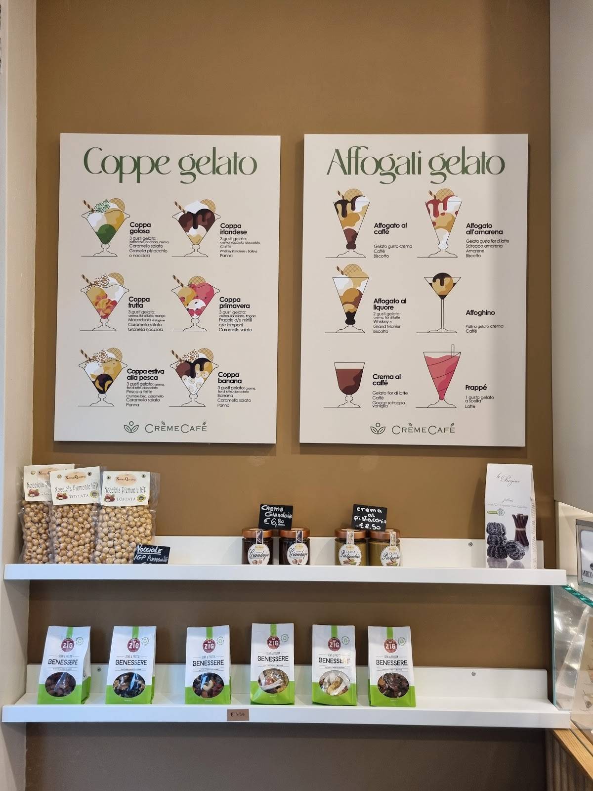 Menu di Crème Café 