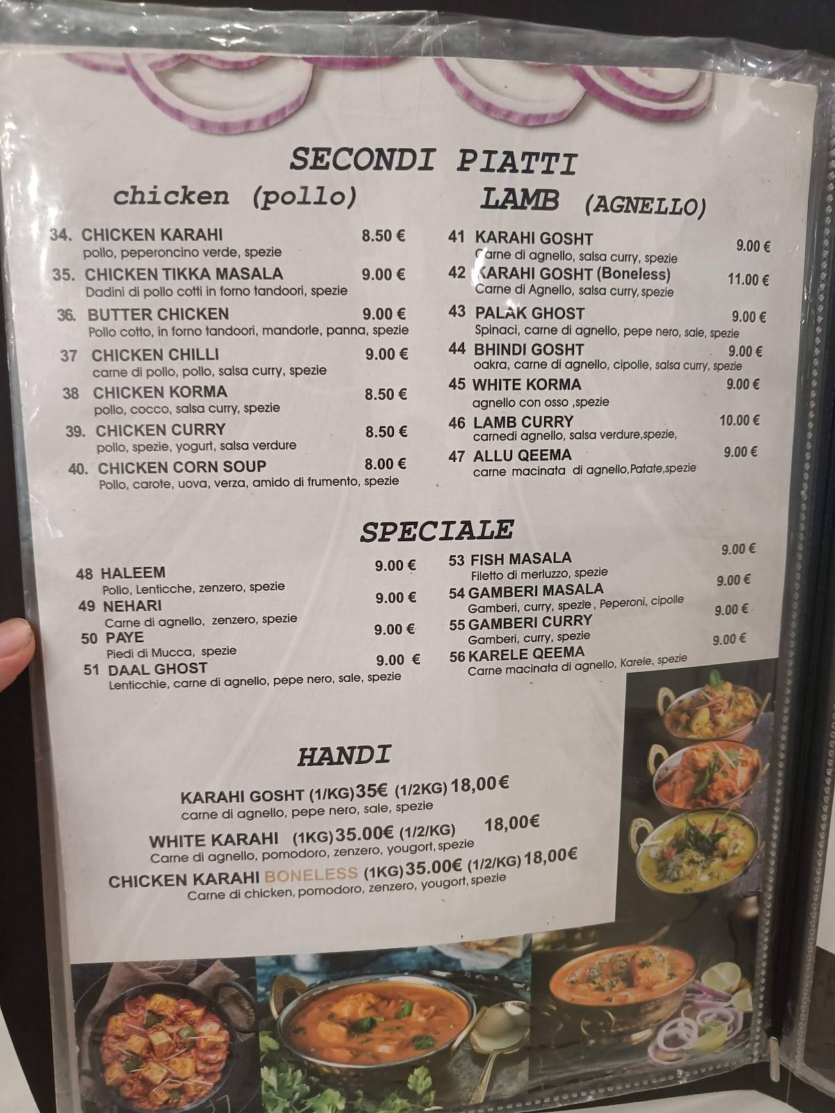 Menu di Al Nawab Ristorante 
