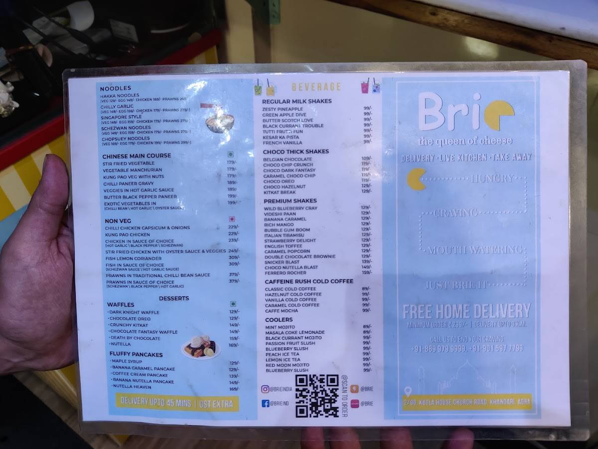 Brie menu