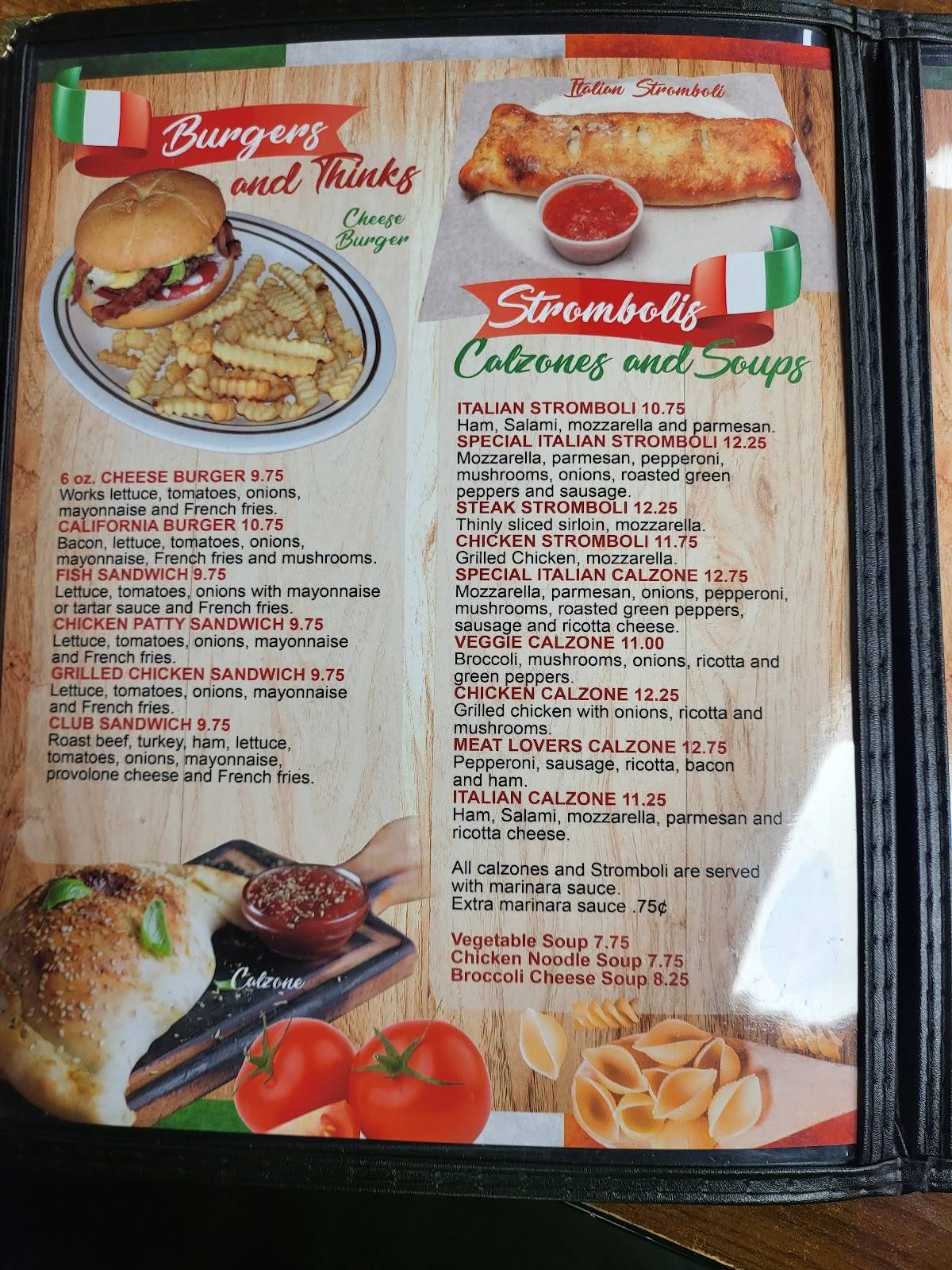 Menu at Brothers Italian Cuisine restaurant, Anderson