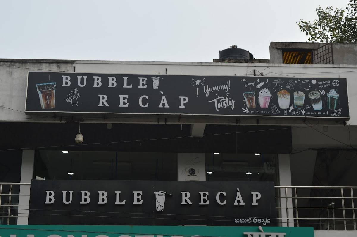 Bubble Recap menu