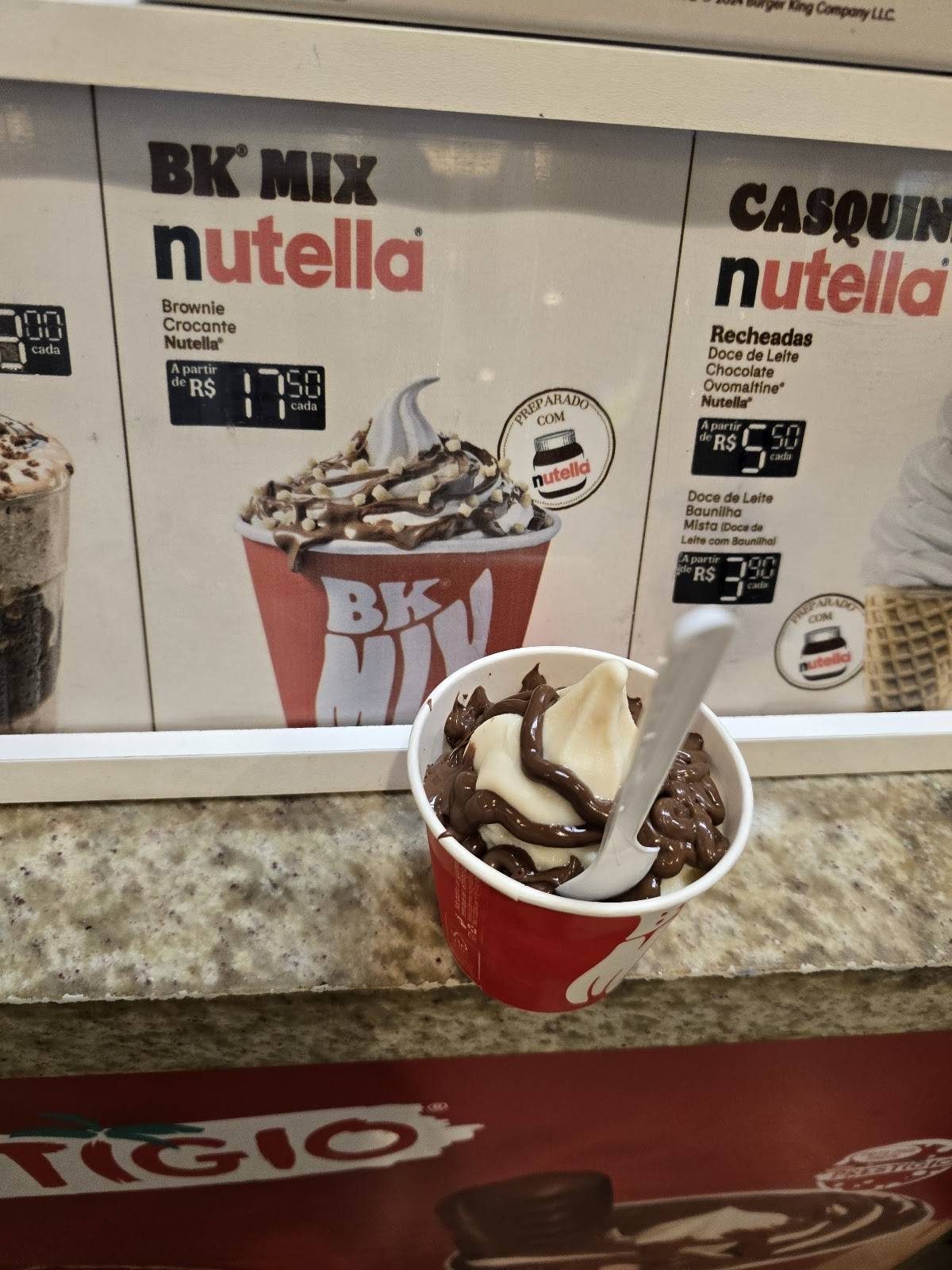 Burger King cardápio
