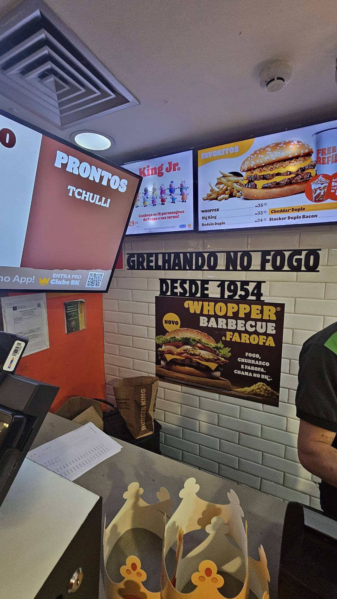 Burger King cardápio