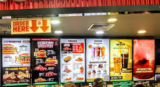 Burger King menu