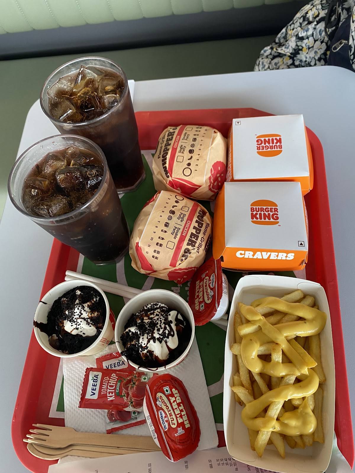 Burger King menu