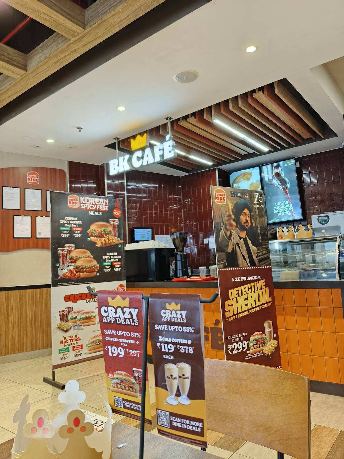 Burger King menu