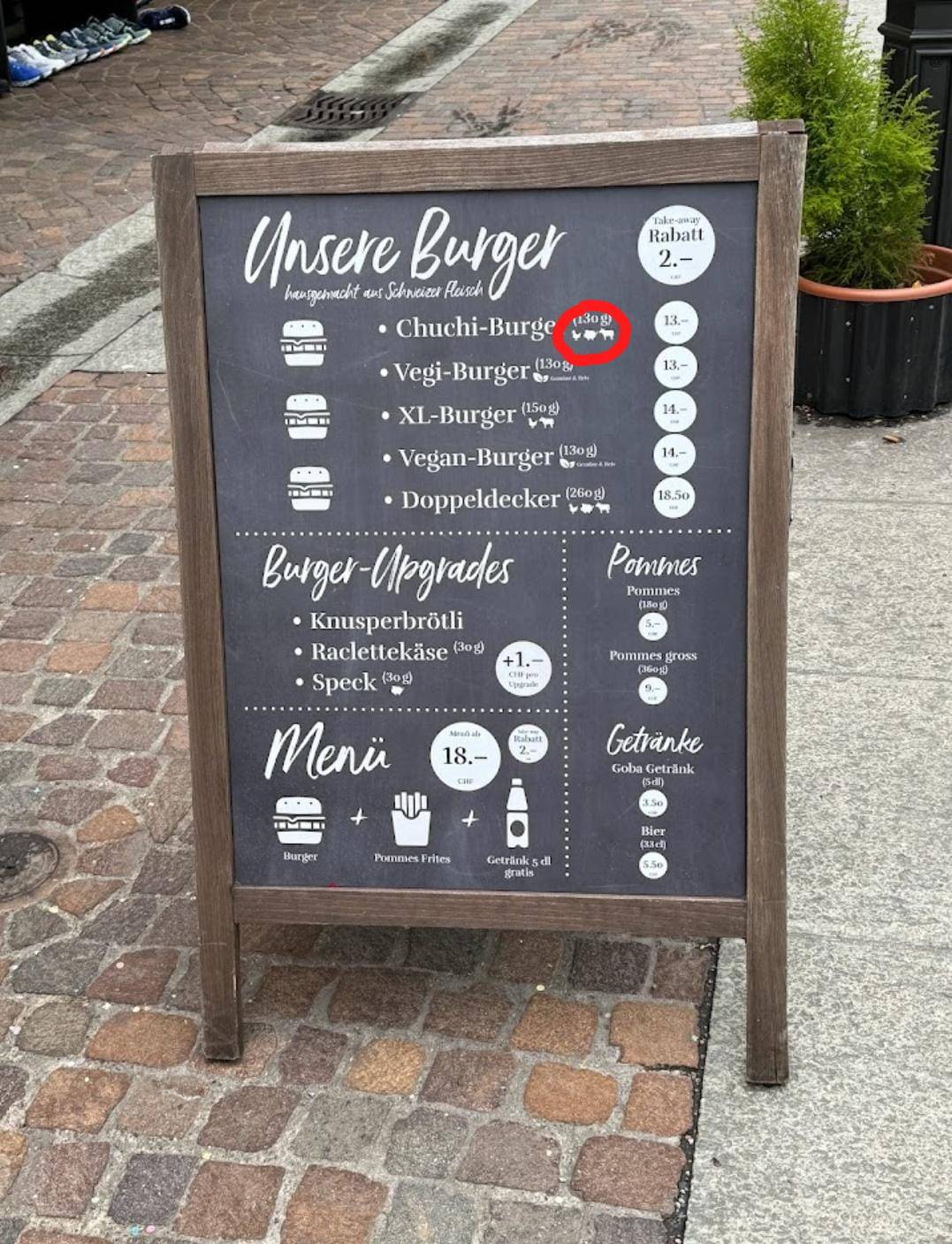 Menu di BurgerChuchi 