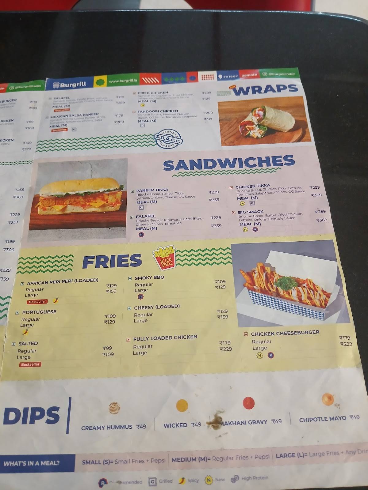 Burgrill - The OG's of Grilled Burgers menu