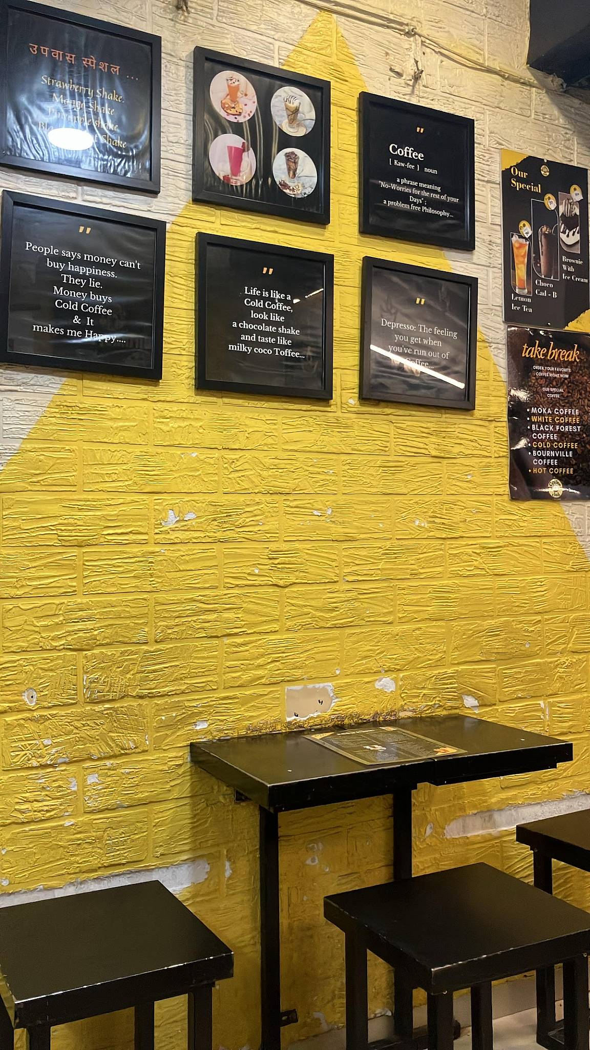 COFFEE CLUB NX menu