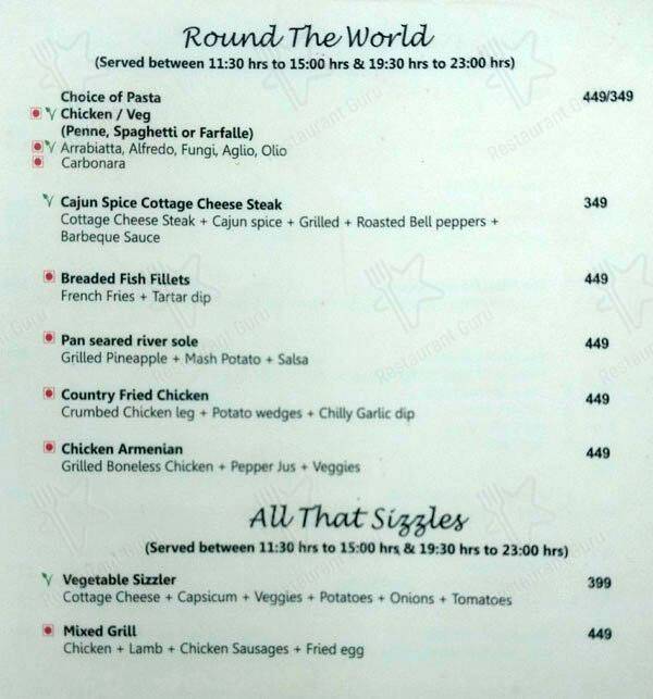 Café 24 - Mind Space Hotel menu