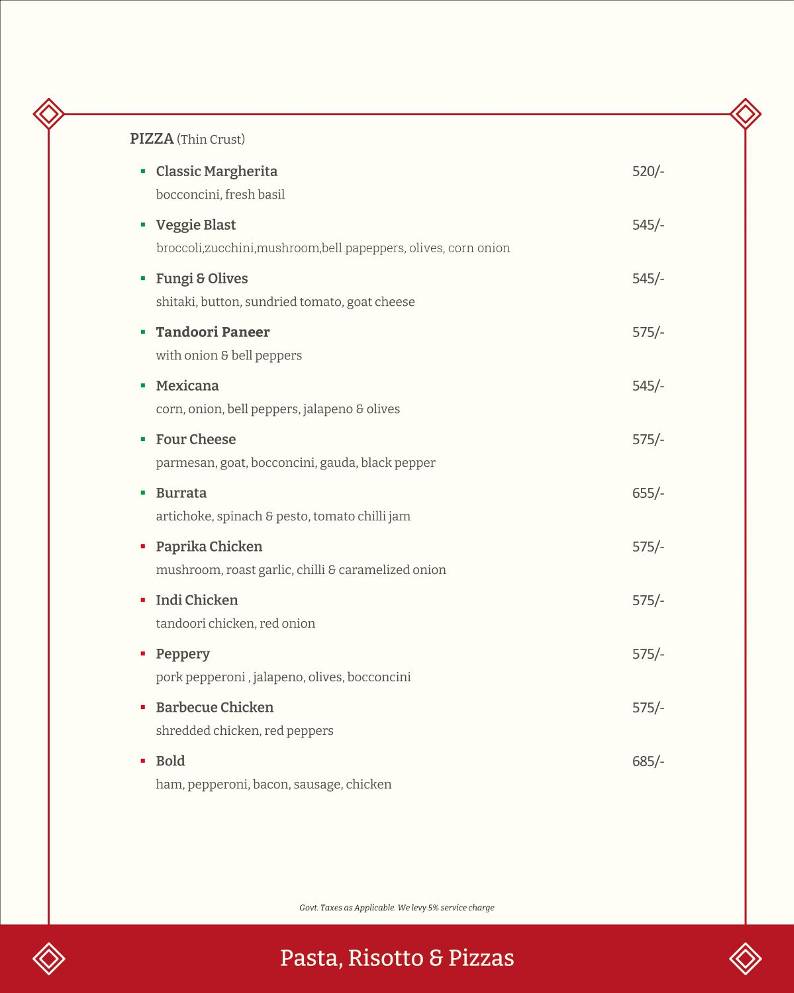 Café Bae menu