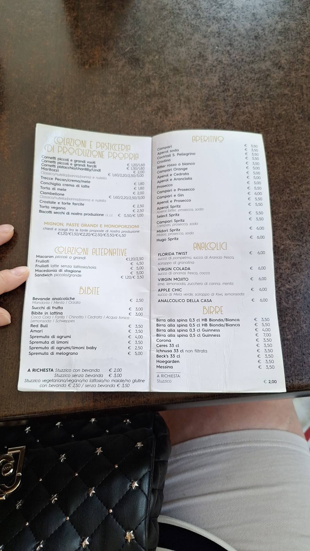 Menu di Bar Grande Italia 