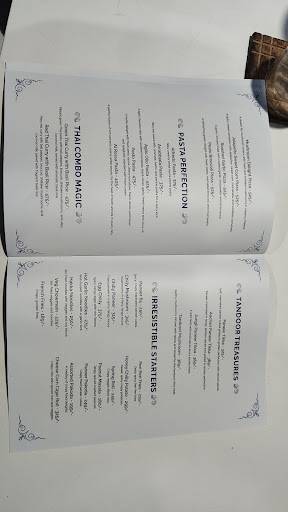 Cafe Bluez menu