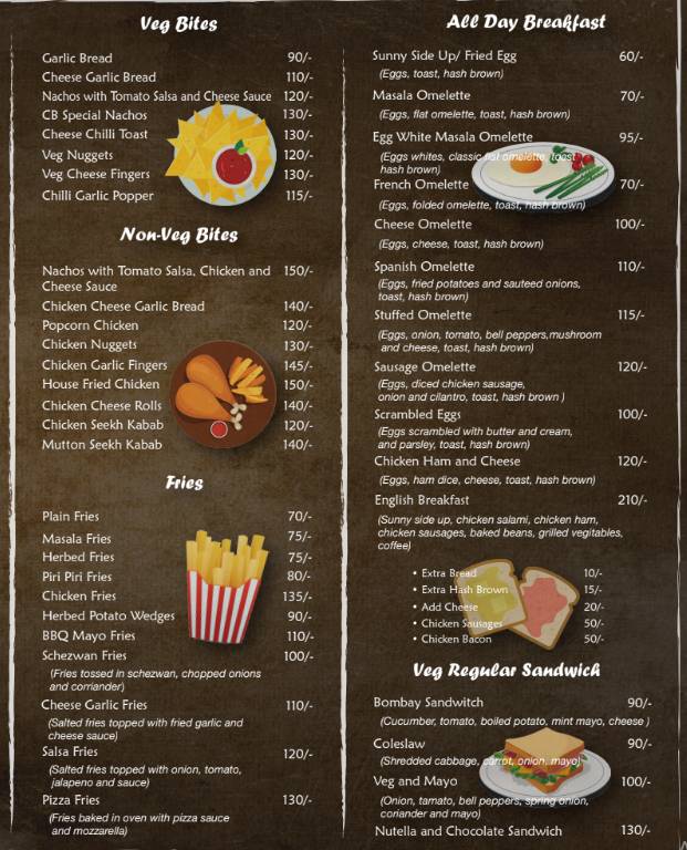 Cafe Brosten menu