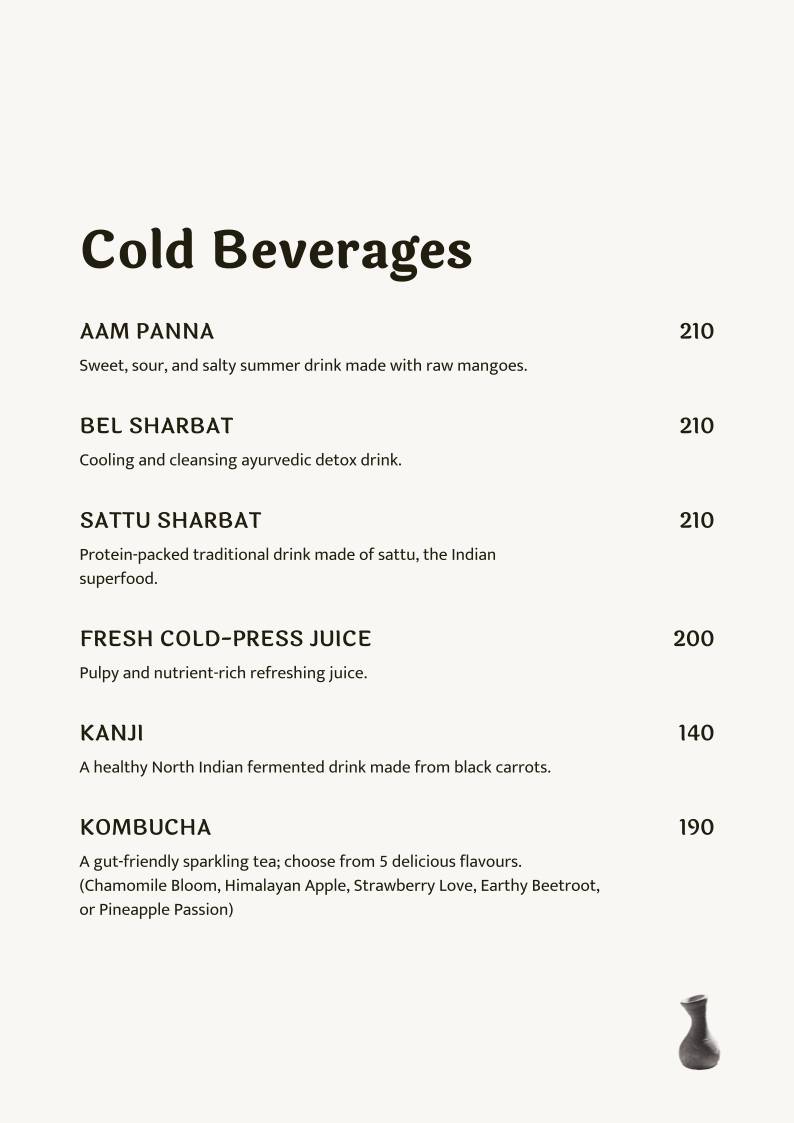 Cafe Lota menu