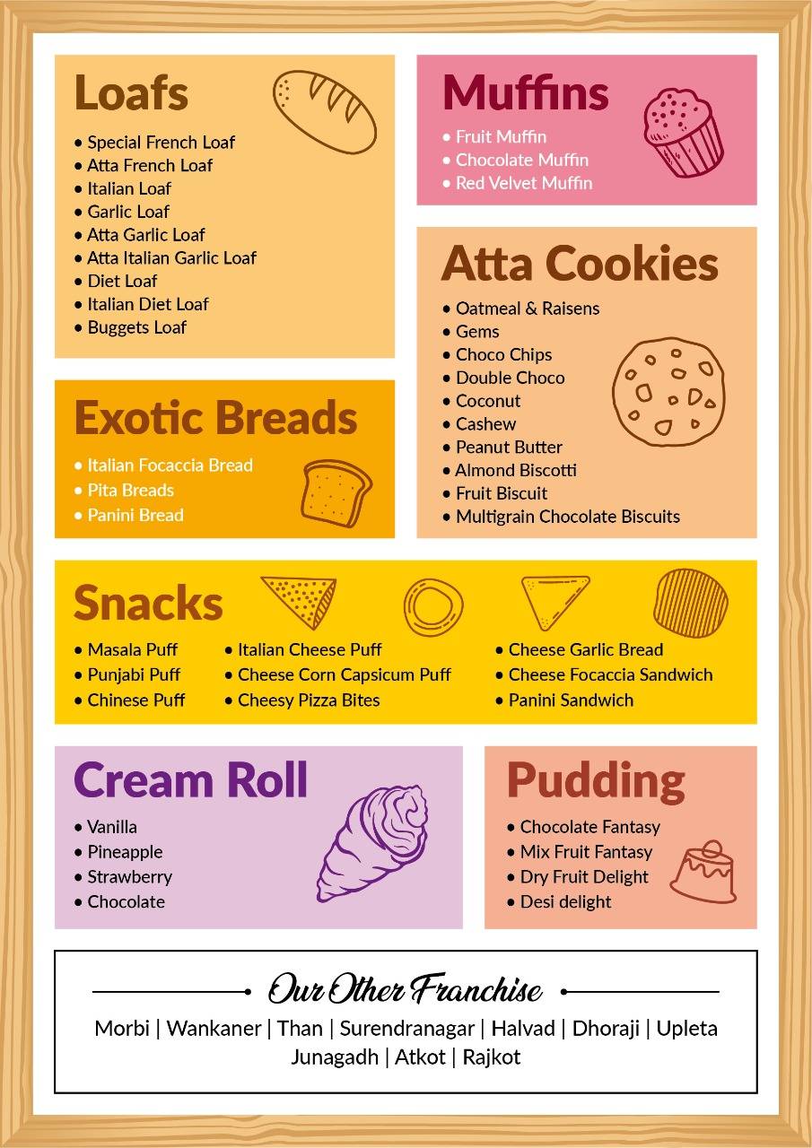 Cafe de den menu