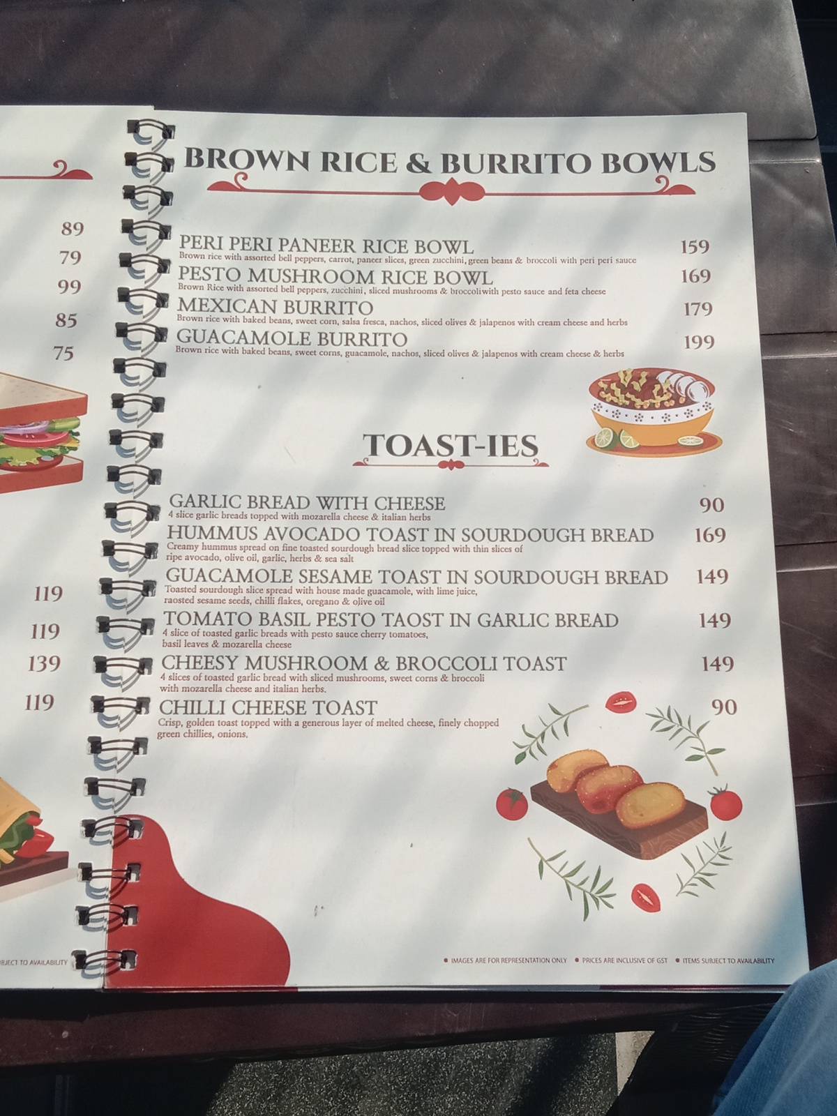Coffee Dude (Indiranagar) menu