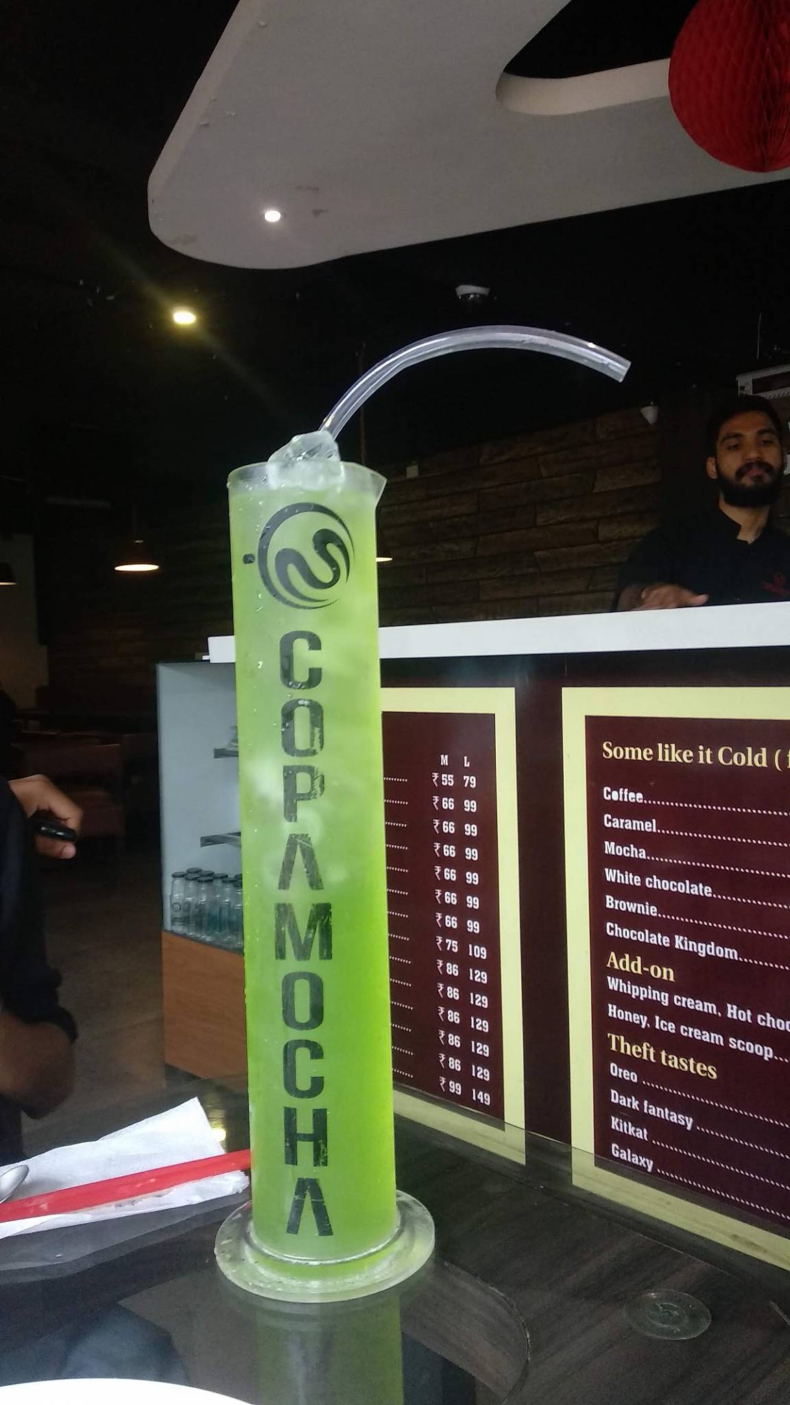 Copamocha Cafe menu