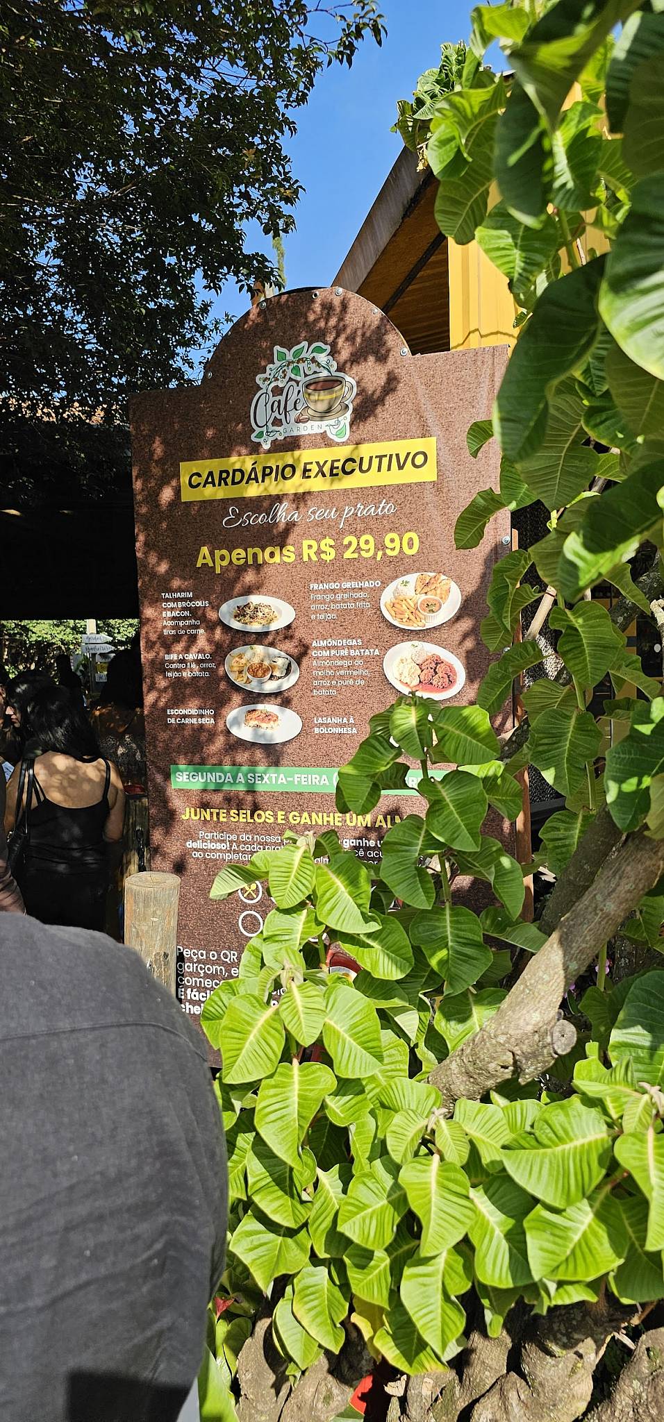Café Garden cardápio